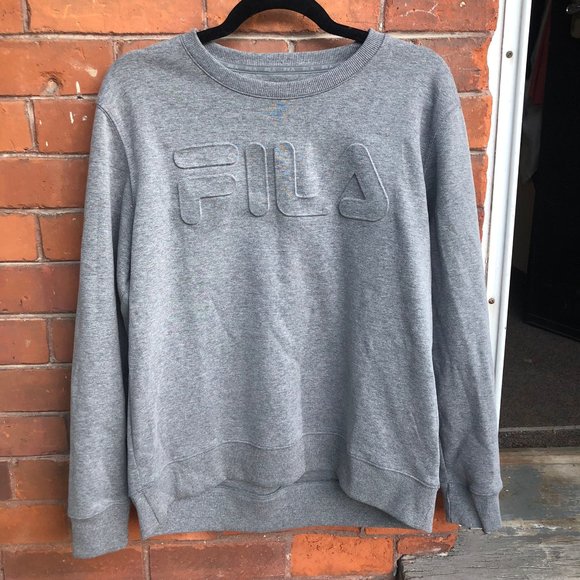 Fila Sweaters - FILA WOMEN Grey Crewneck Hoodie NWOT